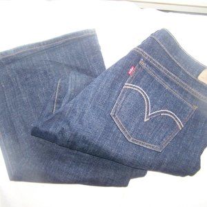 Levi's Women's Boot Cut Jeans - Dark Blue